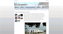 Desktop Screenshot of concept-veranstaltungsservice.de